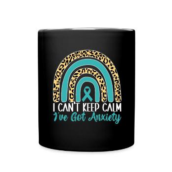 Trouble anxieux Trouble anxieux - Mug uni - noir - Devant