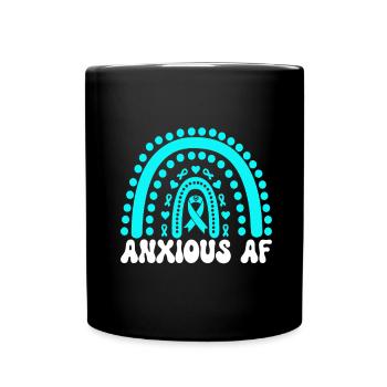 Trouble anxieux Trouble anxieux - Mug uni - noir - Devant