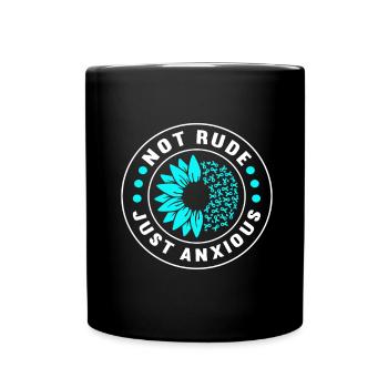 Trouble anxieux Trouble anxieux - Mug uni - noir - Devant