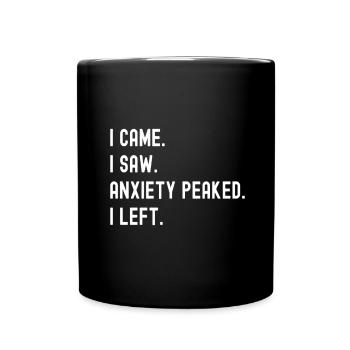 Trouble anxieux Trouble anxieux - Mug uni - noir - Devant