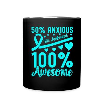 Trouble anxieux Trouble anxieux - Mug uni - noir - Devant