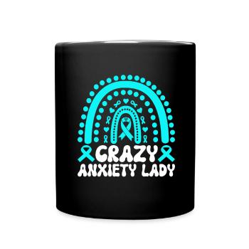 Trouble anxieux Trouble anxieux - Mug uni - noir - Devant