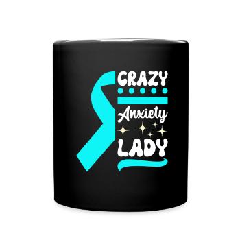 Trouble anxieux Trouble anxieux - Mug uni - noir - Devant