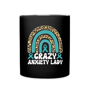 Trouble anxieux Trouble anxieux - Mug uni - noir - Devant