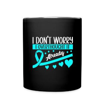 Trouble anxieux Trouble anxieux - Mug uni - noir - Devant