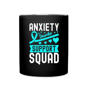 Trouble anxieux Trouble anxieux - Mug uni - noir - Devant