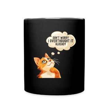 Trouble anxieux Trouble anxieux - Mug uni - noir - Devant