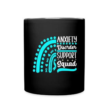 Trouble anxieux Trouble anxieux - Mug uni - noir - Devant