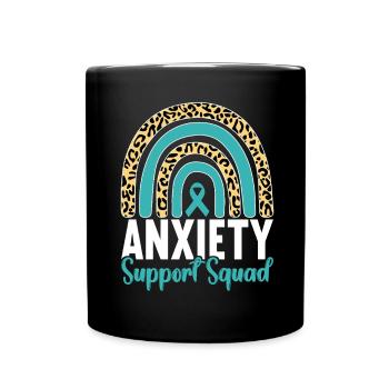 Trouble anxieux Trouble anxieux - Mug uni - noir - Devant