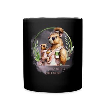 Chill Mom 2026 – Ne Pas Toucher à une Chill Mom - Mug uni - noir - Devant