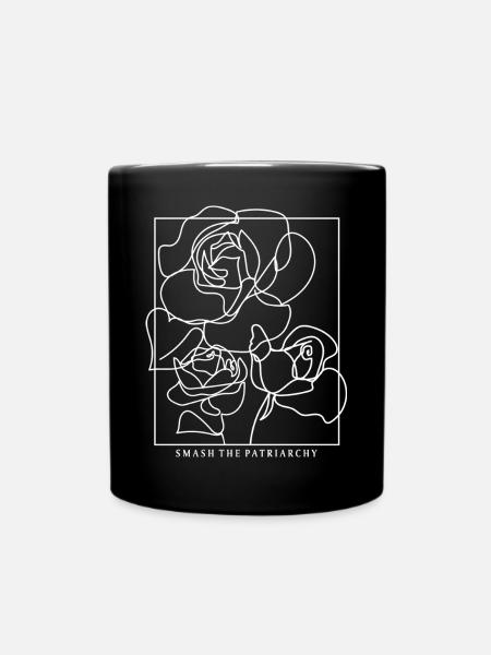Subtiles Feministisches Statement Design - Tasse einfarbig - Schwarz