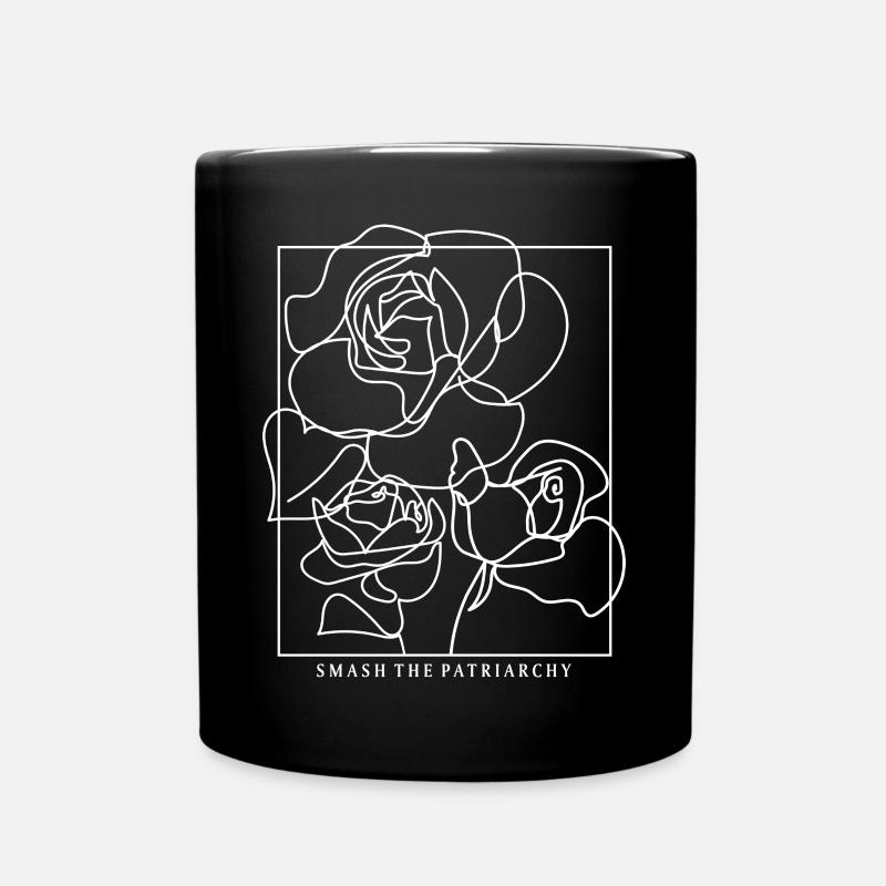 Subtiles Feministisches Statement Design - Tasse einfarbig - Schwarz
