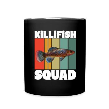 Killifish Oeuf Tooth Donut Aquarium - Mug uni - noir - Devant