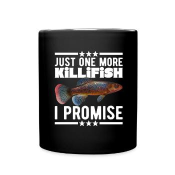 Killifish Oeuf Tooth Donut Aquarium - Mug uni - noir - Devant