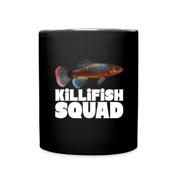 Killifish Oeuf Tooth Donut Aquarium - Mug uni - noir - Devant