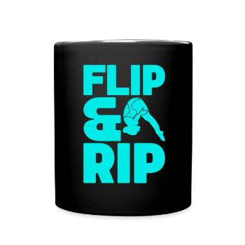 Diving diving board - Full Colour Mug - black - Front