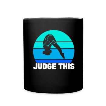 Diving diving board - Full Colour Mug - black - Front
