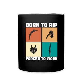 Diving diving board - Full Colour Mug - black - Front