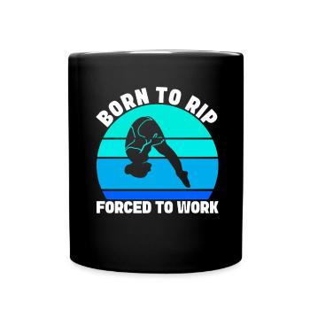 Diving diving board - Full Colour Mug - black - Front