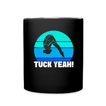 Diving diving board - Full Colour Mug - black - Front