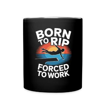 Diving diving board - Full Colour Mug - black - Front