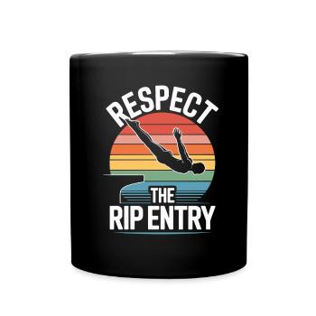 Diving diving board - Full Colour Mug - black - Front