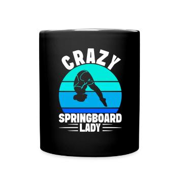Diving diving board - Full Colour Mug - black - Front