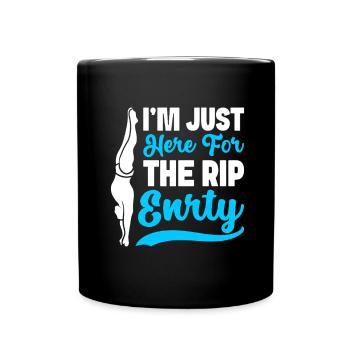 Diving diving board - Full Colour Mug - black - Front