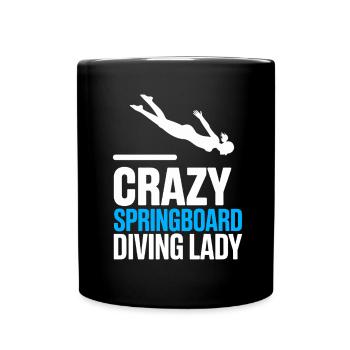 Diving diving board - Full Colour Mug - black - Front