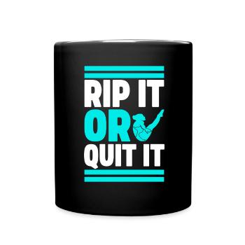 Diving diving board - Full Colour Mug - black - Front