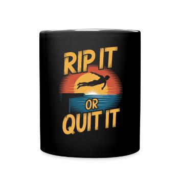 Diving diving board - Full Colour Mug - black - Front
