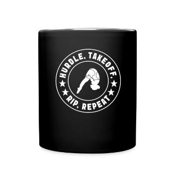 Diving diving board - Full Colour Mug - black - Front