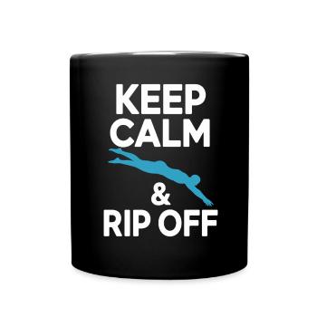 Diving diving board - Full Colour Mug - black - Front