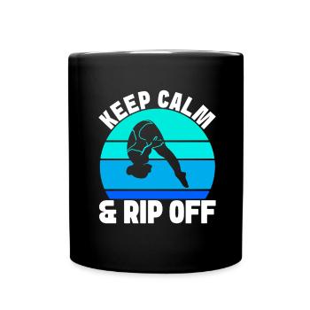 Diving diving board - Full Colour Mug - black - Front