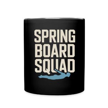 Diving diving board - Full Colour Mug - black - Front