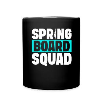 Diving diving board - Full Colour Mug - black - Front