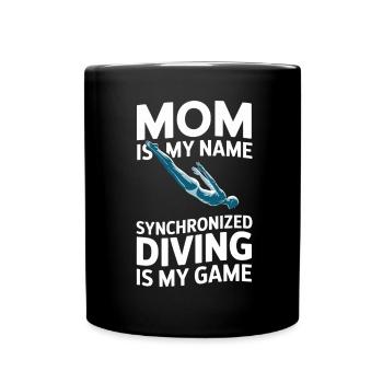 Diving diving board - Full Colour Mug - black - Front