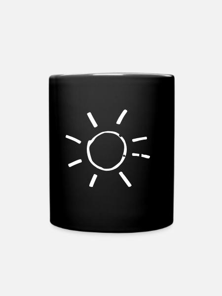 Soleil - soleil - Mug uni - noir