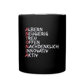 Antonia - Tasse einfarbig - Schwarz - Vorne