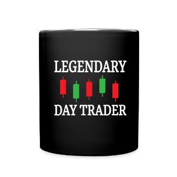 Options boursières légendaires de Day Trader - Mug uni - noir - Devant