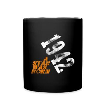 1942 - Tasse einfarbig - Schwarz - Vorne