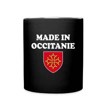 Made In Occitanie - Mug uni - noir - Devant