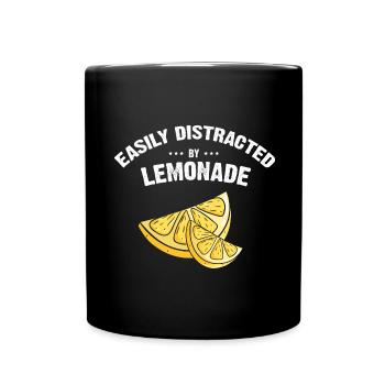 Lemon Design Lemonades Stand Boss Vente de citron - Mug uni - noir - Devant