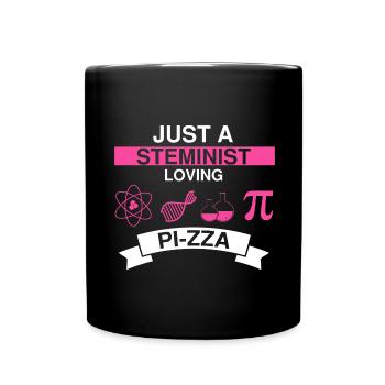 Professorin Steminist Designs für Equality Stem - Tasse einfarbig - Schwarz - Vorne