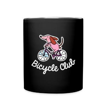 Bicycle Club Teckel Chien Cadeau Viennois - Mug uni - noir - Devant