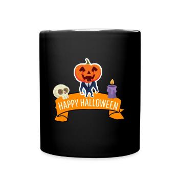 Halloween Costume Citrouille Joyeux Halloween - Mug uni - noir - Devant