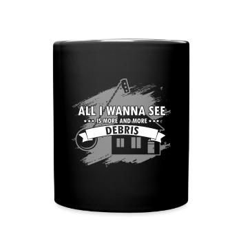 Conception de démolition et de rénovation de maisons - Mug uni - noir - Devant