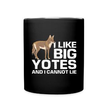 Conception de coyote pour les réacteurs de coyote - Mug uni - noir - Devant