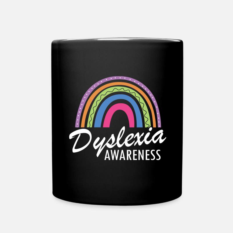 Dyslexie Interventionniste pour la dyslexie - Mug uni - noir