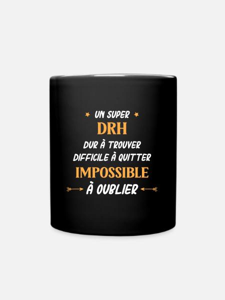 Super drh - Mug uni - noir